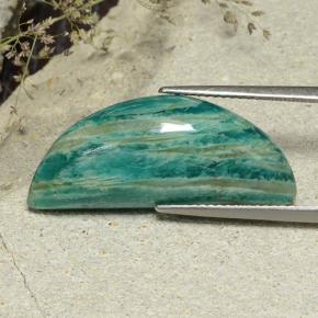 Amazzonite Verdazzurro naturale da 16,62 ct, Forma fantasia, Opaco