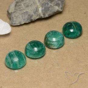 Gemme di Amazzonite Verde freddo naturale da 11.91 ct, Rotondo, Opaco