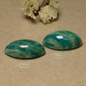 Amazzonite naturale verde da 19,69 ct, marchesa, opaco