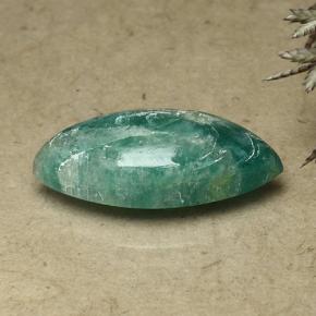 Amazzonite Verde Pino naturale da 7.59 ct, Taglio marquise, Opaco