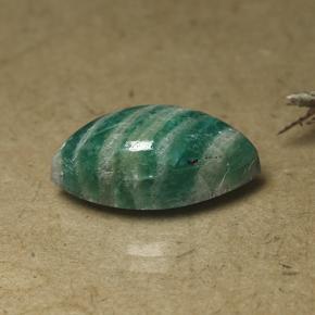 Amazzonite Verdazzurro naturale da 8.18 ct, Taglio marquise, Opaco