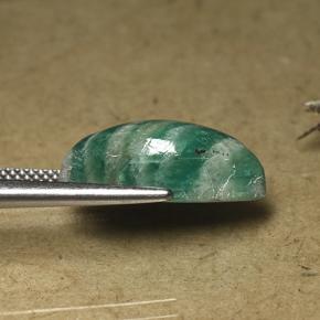 Amazzonite Verdazzurro naturale da 8.18 ct, Taglio marquise, Opaco