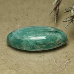 Amazzonite Verde medio naturale da 7.74 ct, Taglio marquise, Opaco