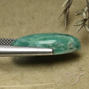 Amazzonite Verde medio naturale da 7.74 ct, Taglio marquise, Opaco