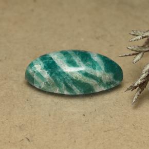 Amazzonite Verde Pino naturale da 9.19 ct, Taglio marquise, Opaco