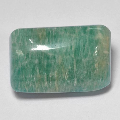 Amazzonite Verde bluastro medio naturale da 17.22 ct, Taglio a cuscino, Traslucido