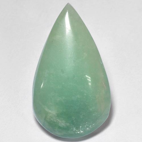 Amazzonite Tono verde blu naturale da 13.81 ct, Forma a pera, Traslucido