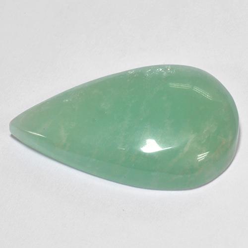 Amazzonite Tono verde blu naturale da 13.81 ct, Forma a pera, Traslucido