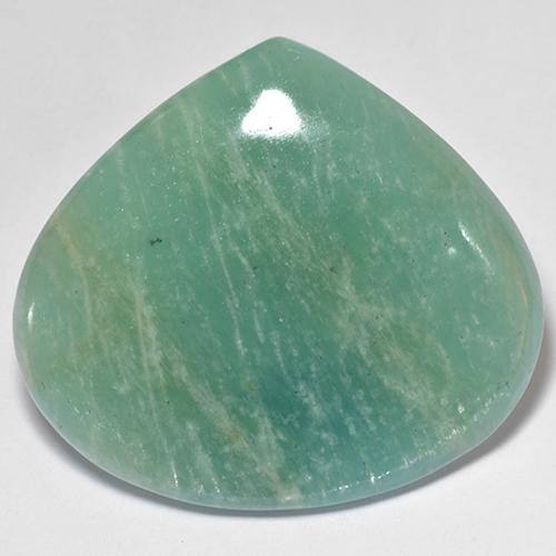 Amazzonite Verde naturale da 41.77 ct, Forma a pera, Traslucido