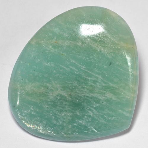 Amazzonite Verde naturale da 41.77 ct, Forma a pera, Traslucido
