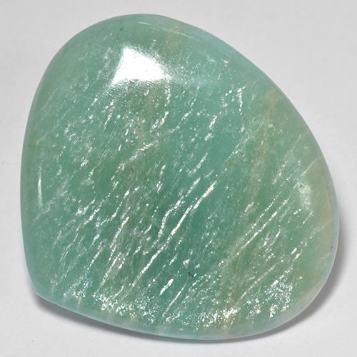 Amazzonite Verde naturale da 41.77 ct, Forma a pera, Traslucido