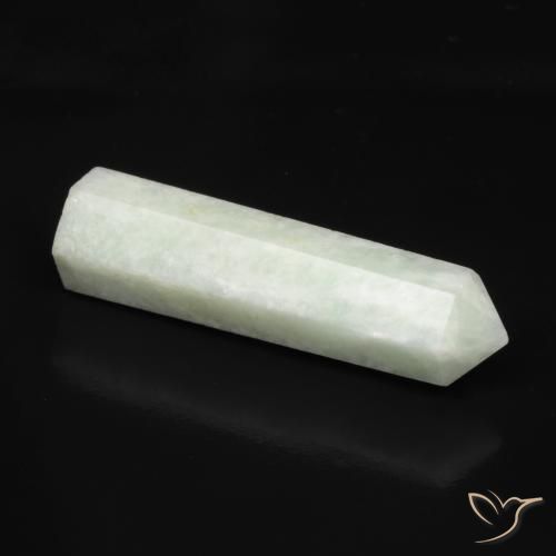 Amazzonite grigio verde naturale da 21,46 ct, forma fantasia, traslucido