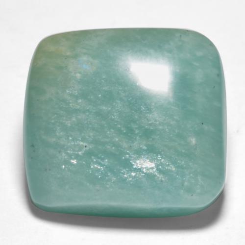 Amazzonite Verde bluastro naturale da 19.17 ct, Taglio a cuscino, Traslucido