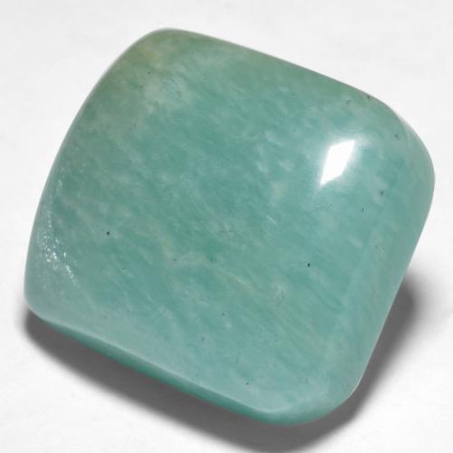 Amazzonite Verde bluastro naturale da 19.17 ct, Taglio a cuscino, Traslucido