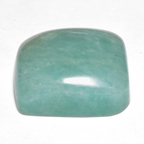 Amazzonite Verde bluastro naturale da 19.17 ct, Taglio a cuscino, Traslucido