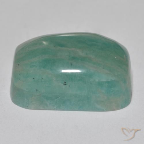 Amazzonite Tono verde blu naturale da 21.86 ct, Cuscino, Traslucido