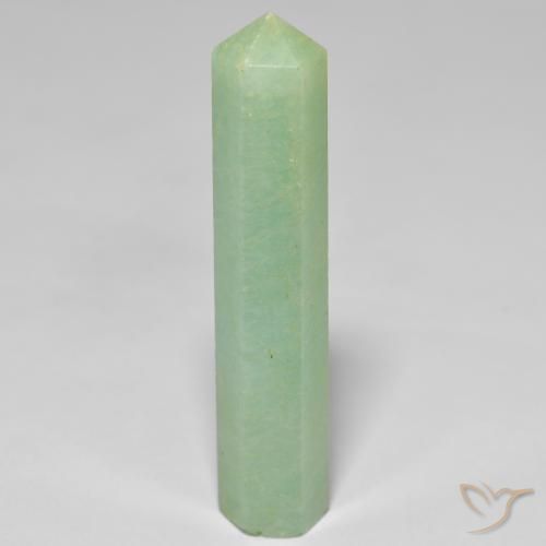 Amazzonite Giallo chiaro Verde naturale da 27.45 ct, Taglio a fantasia, Opaco