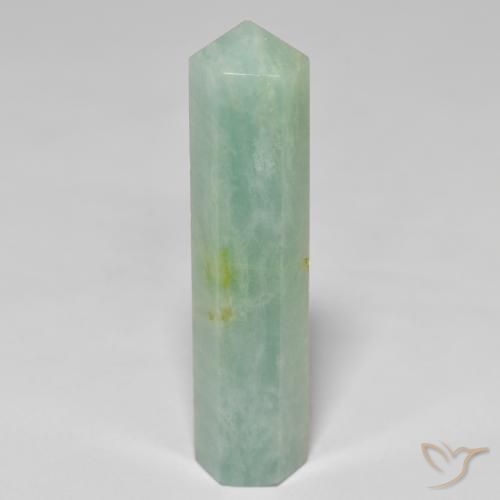 Amazzonite Verde chiaro naturale da 27.30 ct, Taglio a fantasia, Opaco
