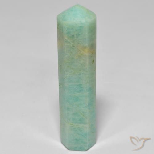 Amazzonite Verde muschio chiaro naturale da 29.23 ct, Taglio a fantasia, Opaco