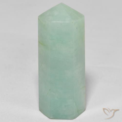 Amazzonite Verde muschio chiaro naturale da 22.16 ct, Taglio a fantasia, Opaco