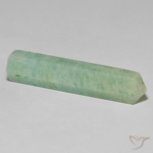 Amazzonite Medium Light-Green naturale da 24.91 ct, Taglio a fantasia, Opaco