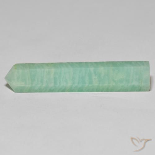 23.35ct Naturale Verde muschio pallido Amazzonite, Taglio a fantasia, Opaco
