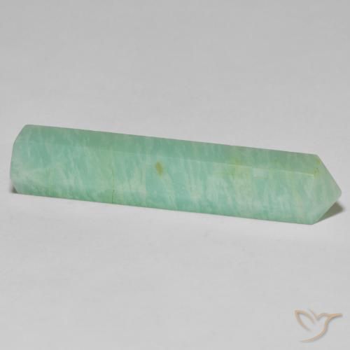 Amazzonite Verde muschio pallido naturale da 23.35 ct, Taglio a fantasia, Opaco