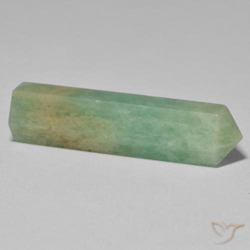 Amazzonite Verde Salvia Chiaro naturale da 33.66 ct, Taglio a fantasia, Opaco
