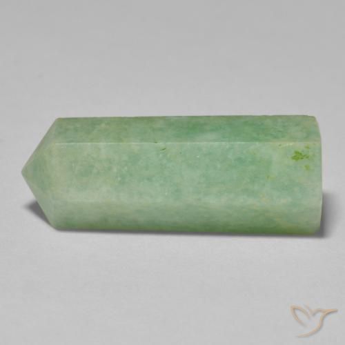 Amazzonite Medium Light-Green naturale da 24.03 ct, Taglio a fantasia, Opaco