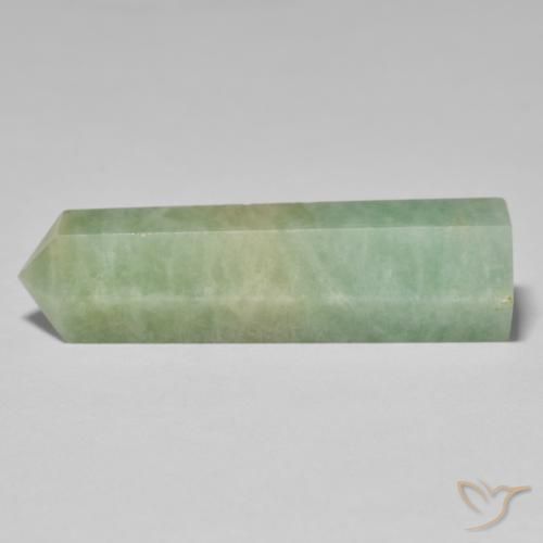 40.88ct Naturale Verde medio Amazzonite, Taglio a fantasia, Opaco
