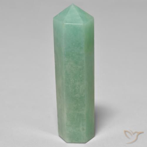 39.39ct Naturale verde felce Amazzonite, Taglio a fantasia, Opaco