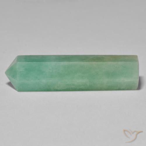 Amazzonite verde felce naturale da 39.39 ct, Taglio a fantasia, Opaco