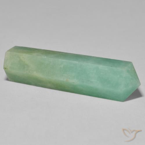 Amazzonite verde felce naturale da 39.39 ct, Taglio a fantasia, Opaco