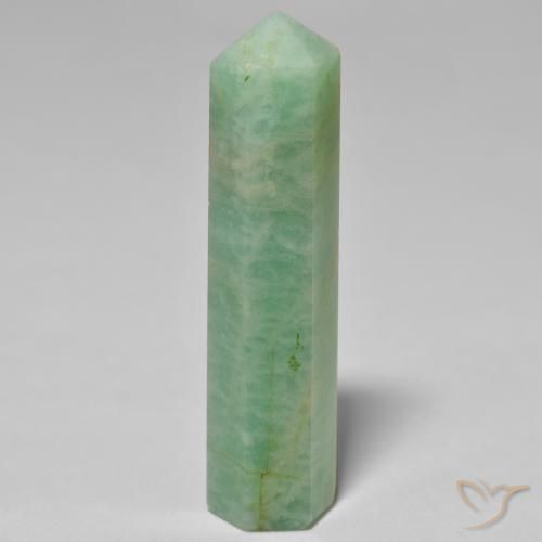 Amazzonite Verde chiaro naturale da 37.21 ct, Taglio a fantasia, Opaco