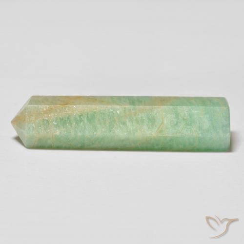 Amazzonite Verde salvia naturale da 31.56 ct, Taglio a fantasia, Opaco