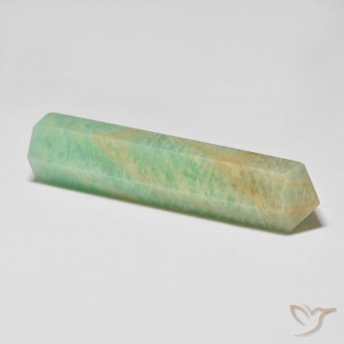 Amazzonite Verde salvia naturale da 31.56 ct, Taglio a fantasia, Opaco