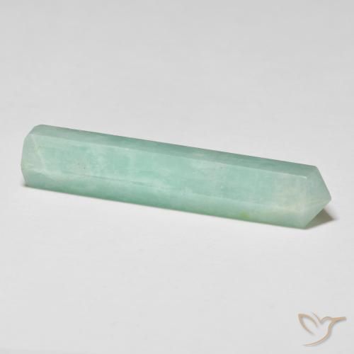 Amazzonite Verde mare chiaro naturale da 24.88 ct, Taglio a fantasia, Opaco