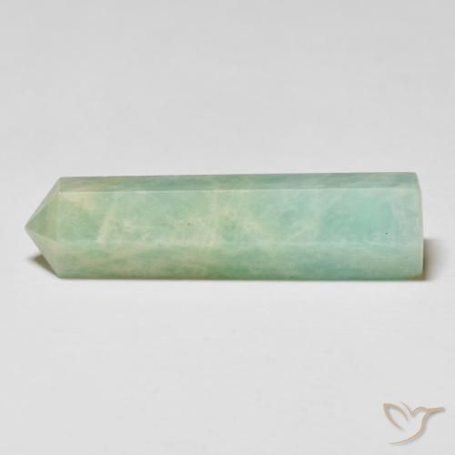 26.27ct Naturale Verde chiaro Amazzonite, Taglio a fantasia, Opaco