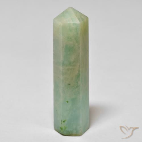 Amazzonite Verde chiaro naturale da 26.27 ct, Taglio a fantasia, Opaco
