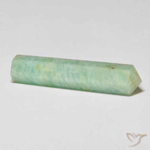Amazzonite Verde chiaro naturale da 24.60 ct, Taglio a fantasia, Opaco