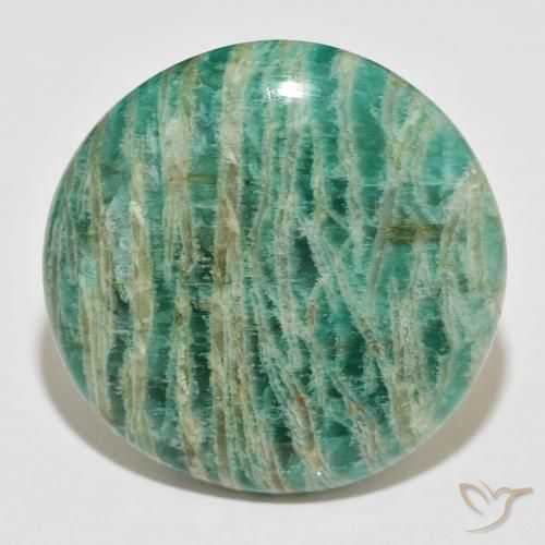 62.29ct Naturale Verde Pino Amazzonite, Rotondo, Opaco