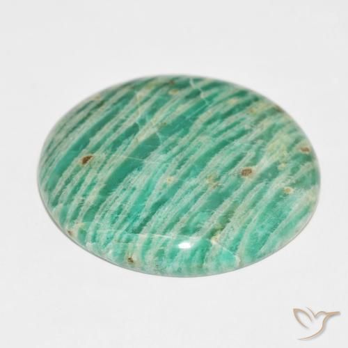 Amazzonite Verde multicolore naturale da 81.57 ct, Ovale, Opaco