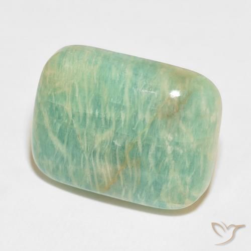 Amazzonite Verde chiaro naturale da 35.77 ct, Cuscino, Opaco