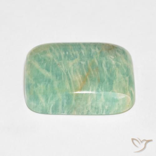 Amazzonite Verde chiaro naturale da 35.77 ct, Cuscino, Opaco