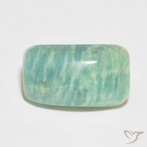 14.52ct Naturale Verde multicolore Amazzonite, Cuscino, Opaco