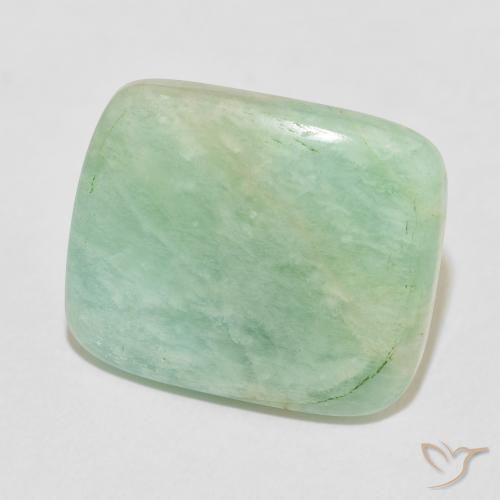 Amazzonite Grigio verde naturale da 15.17 ct, Cuscino, Opaco