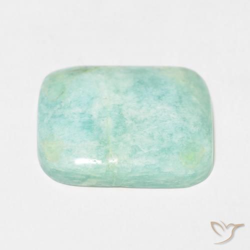 Amazzonite Verde chiaro naturale da 25.18 ct, Cuscino, Opaco