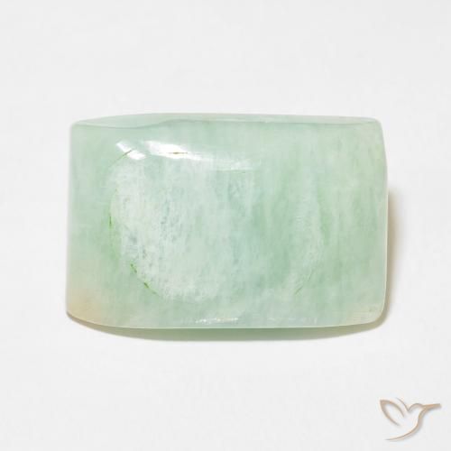 29.25ct Naturale Verde chiaro Amazzonite, Cuscino, Opaco
