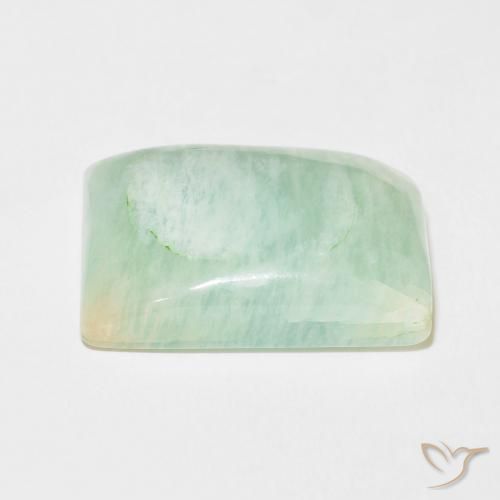 Amazzonite Verde chiaro naturale da 29.25 ct, Cuscino, Opaco