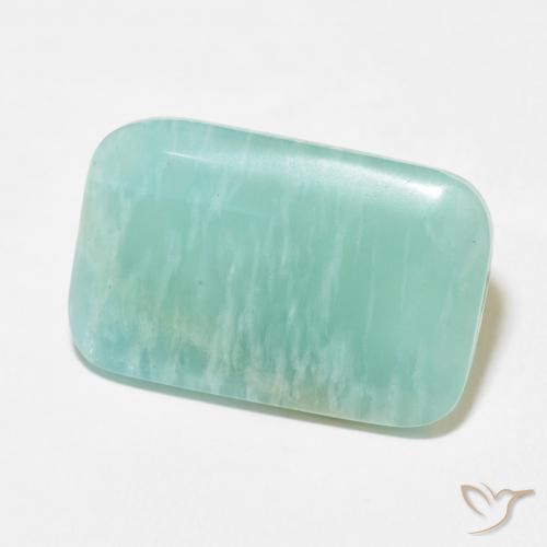 Amazzonite Verde bluastro chiaro naturale da 19.86 ct, Cuscino, Opaco